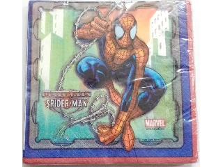 Szalvéta 33x33cm 16db/csom 2 rétegű Unique Ultimate Spiderman