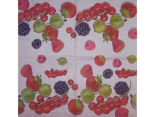 Szalvéta Atelier 20db/cs 33x33cm 3 retegű Vegyes gyümölcsök