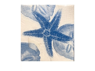 Szalvéta Cypress 33*33 cm 20 db/csomag Kék tengeri csillag