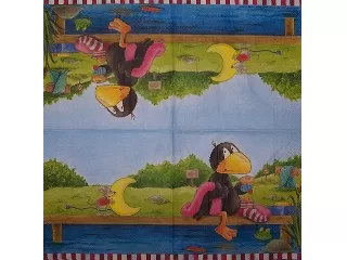 Szalvéta IHR 33x33 cm 20 db/cs 3 rétegű Pihenés a tópartján