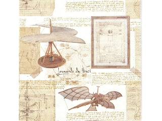 Szalvéta IHR 33x33cm 20db/cs 3 rétegű Leonardo Da Vinci