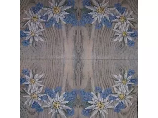 Szalvéta IHR 33x33 cm 20 db/cs 3 rétegű Tárnics és edelweiss