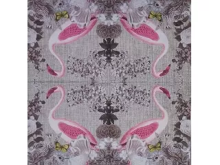 Szalvéta NOUVEAU 33*33 cm 20db/cs - Flamingó