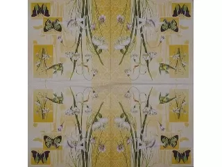 Szalvéta NOUVEAU 33*33 cm 20db/cs - Gyöngyvirág