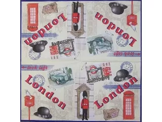 Szalvéta NOUVEAU 33*33 cm 20db/cs - London