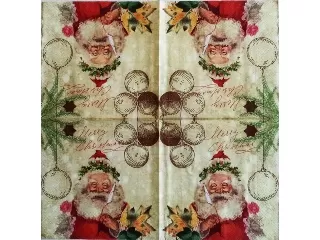 Szalvéta NOUVEAU 33*33 cm 20db/cs - Mikulás