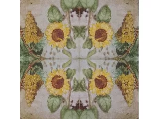 Szalvéta NOUVEAU 33*33 cm 20db/cs - Napraforgó
