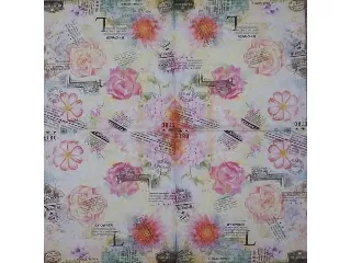 Szalvéta NOUVEAU 33*33 cm 20db/cs - Rózsa