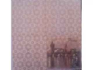 Szalvéta Panorama - Prága 33*33 cm 20 db