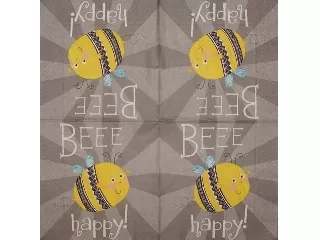 Szalvéta Paper+Design 33*33 cm 20 db/cs BEE