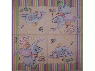 Szalvéta Procos 33*33 cm 20 db/cs Dumbo