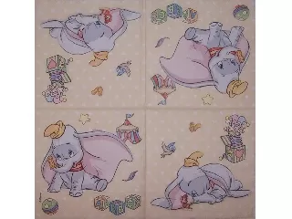 Szalvéta Procos 33*33 cm 20 db/cs Dumbo