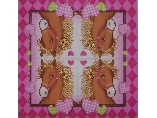 Szalvéta Procos 33*33 cm 20 db/cs Lovacska