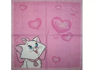 Szalvéta Procos 33*33 cm 20 db/cs Macskarisztokraták