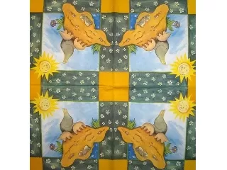 Szalvéta Vielseidig Verlag 20 db/cs. 33x33 cm 3 rétegű Vakond