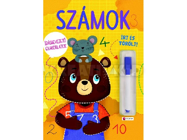 SZÁMOK - ÍRÁSBEVEZETŐ GYAKORLATOK (RADÍROZHATÓ TOLLAL)