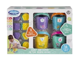Számoló, szortirozó játék - Zöldségek