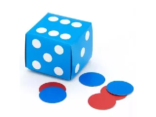 Számolókorong dobókockában