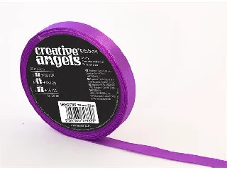 Szatén szalag, 12 mm x 32 m, lila