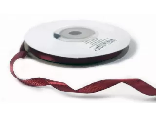 Szatén szalag 6 mm-es 22 méter/tekercs - bordó