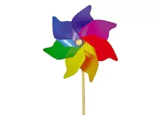 Szélforgó fapálcás 110 cm 