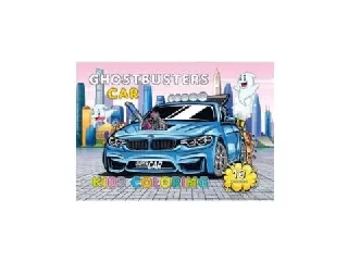 Szellemirtók autó mintás színező - A4-es