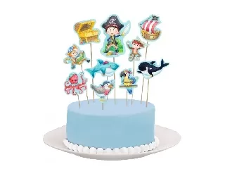 Szendvicsnyárs 10 darab/csomag Kalóz 