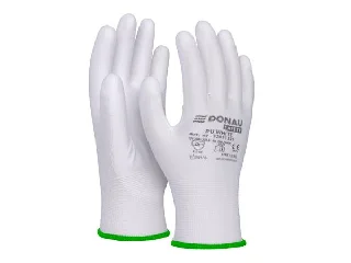 Szerelőkesztyű, PU, DONAU