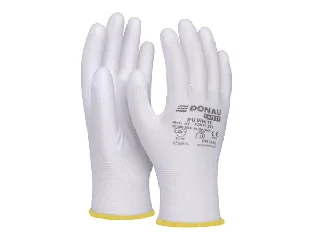 Szerelőkesztyű, PU, DONAU