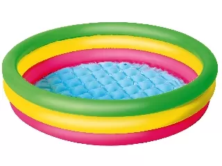 Színes 3 gyűrűs medence 102x25cm