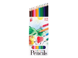 Színes ceruza 12 db-os Ico süni