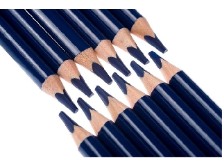 Színes ceruza, háromszögletű, jumbo, NEBULO, kék 1 darab 