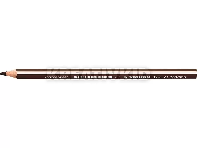 Színes ceruza, háromszögletű, vastag, STABILO 