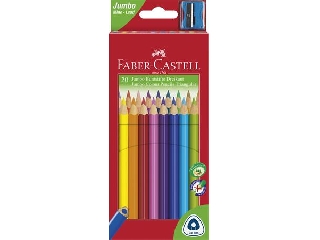 Színes ceruza készlet, háromszögletű, FABER-CASTELL \
