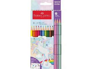Színes ceruza készlet, hatszögletű, FABER-CASTELL
