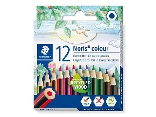 Színes ceruza készlet, hatszögletű, félhosszú, STAEDTLER 