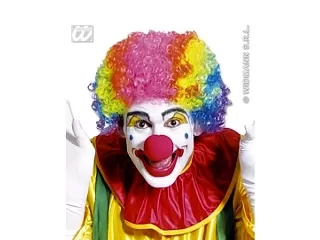 Színes göndör paróka