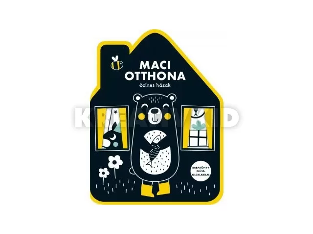 Színes házak - Maci otthona babakönyv