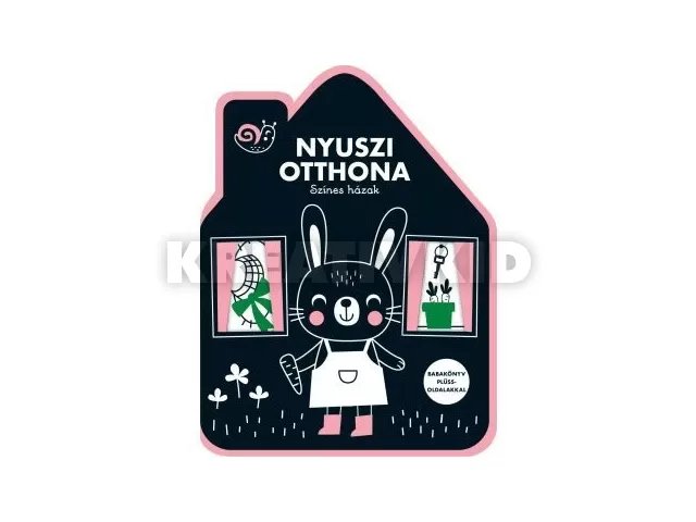 Színes házak - Nyuszi otthona babakönyv
