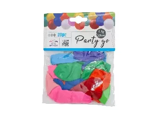 Színes lufi 20 db 25 cm