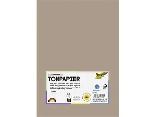 Színes papír, A4, 130 g, 100 lap, FOLIA, cappuccino