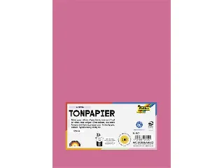 Színes papír, A4, 130 g, 100 lap, FOLIA, fáradt rózsaszín