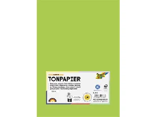 Színes papír, A4, 130 g, 100 lap, FOLIA, tavaszzöld