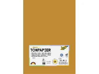 Színes papír, A4, 130 g, 100 lap, FOLIA, terrakotta