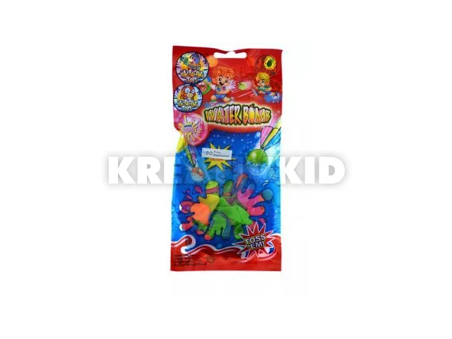 Színes vízibomba lufi készlet - 80 db-os