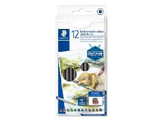 Színezett akvarell ceruza készlet, hatszögletű, STAEDTLER® 