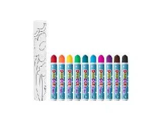 Színező tekercs filcekkel - 28 x 400 cm