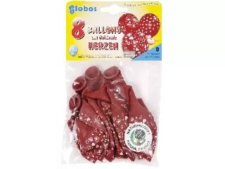 Szívecskés lufi, 8 db