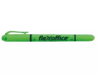 Szövegkiemelő, 1,0/4,0 mm, kétvégű, FLEXOFFICE 