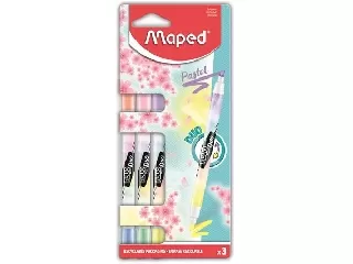 Szövegkiemelő készlet, 1-5 mm, kétvégű, MAPED 